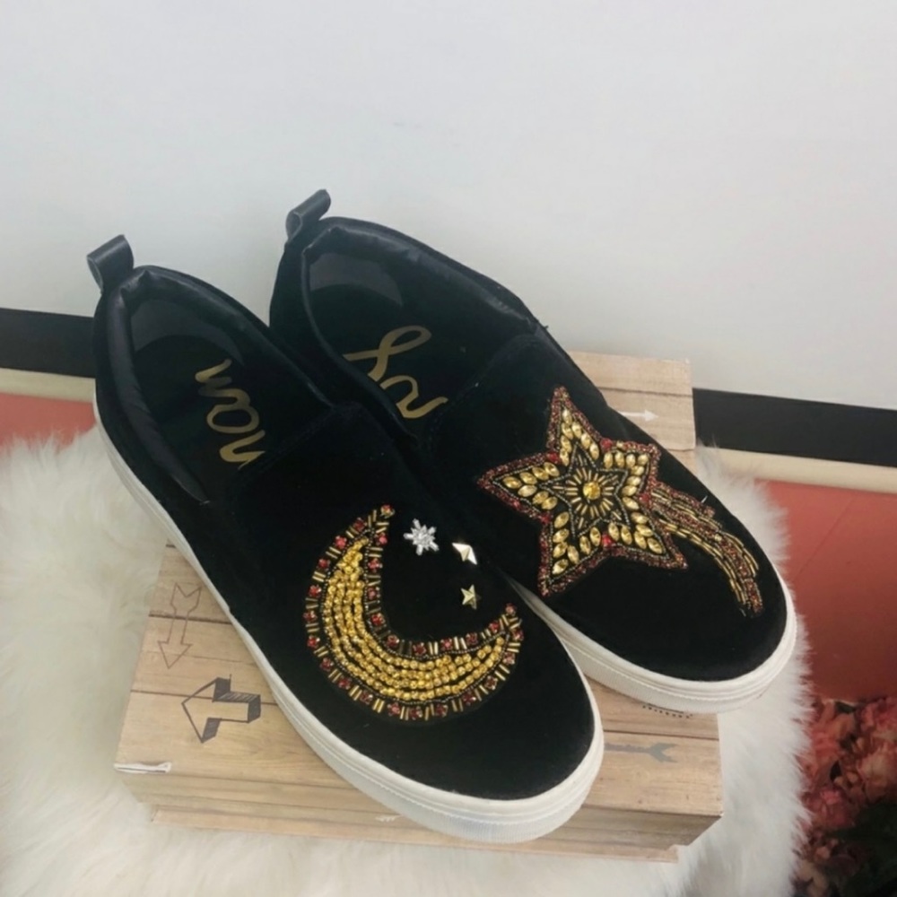 Sam Edelman velvet sneakers